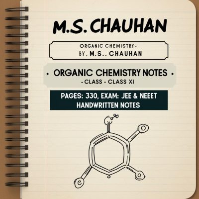 M.S. Chauhan Organic Chemistry Notes (Class XI)